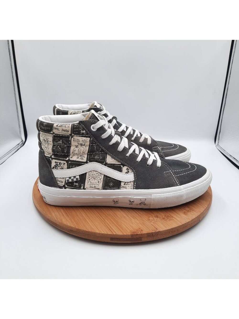 Vans x Daniel Johnston SK8 Hi Mens 10.5 Shoes 'Hi How Are You Project' Sneakers